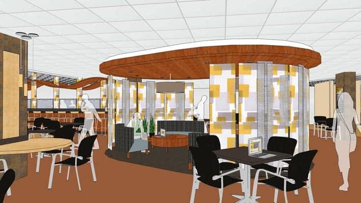 PRA Unbuilt Architecture: Public LIbrary Cafe