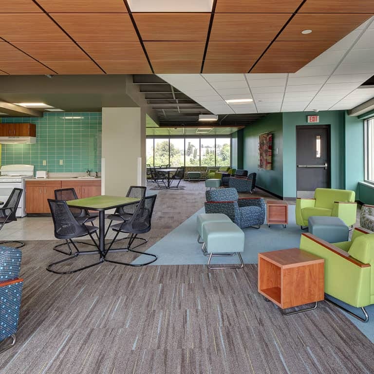 UW-Platteville Bridgeway Commons Student Lounge