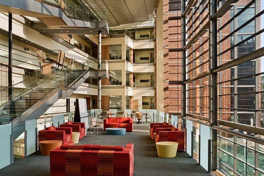 University of Wisconsin-Madison Microbial Sciences Atrium and Student Commons