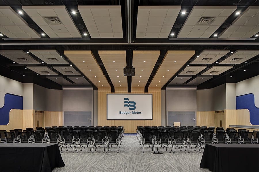 Badger Meter Conference Center, Auditorium, Training Space