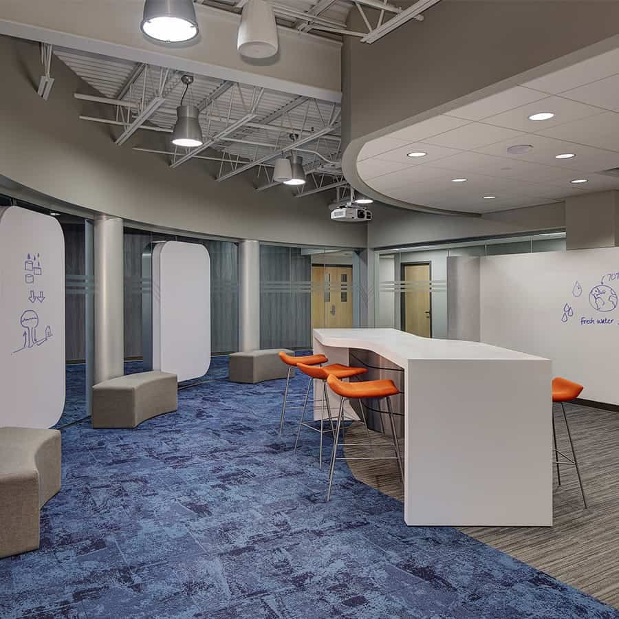 Badger Meter Innovation Station and Collaboration Space