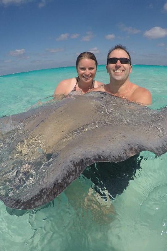 Doug Kunde on Vacation with a Sting Ray