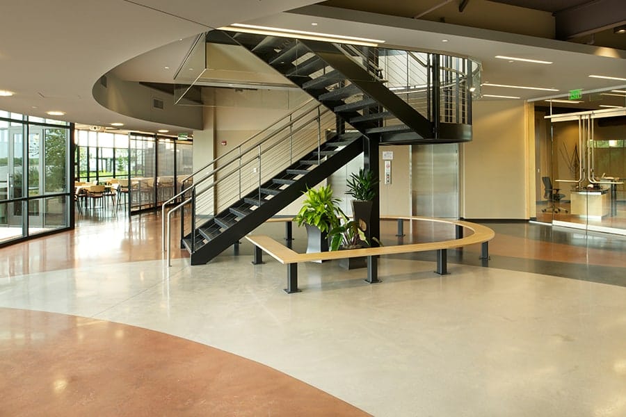 Plexus Global Headquarters Central Stairs