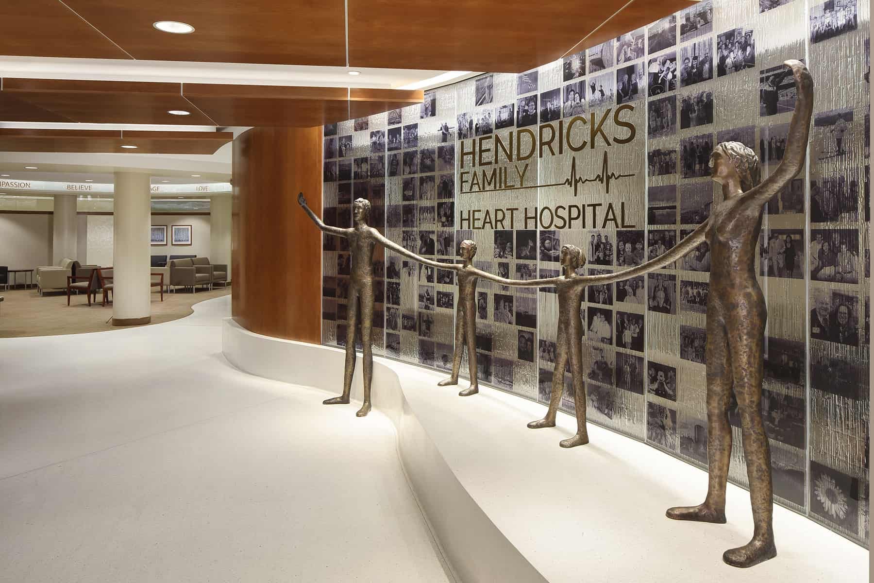 Beloit Memorial Hospital Hendrick Heart Hospital Sculptures