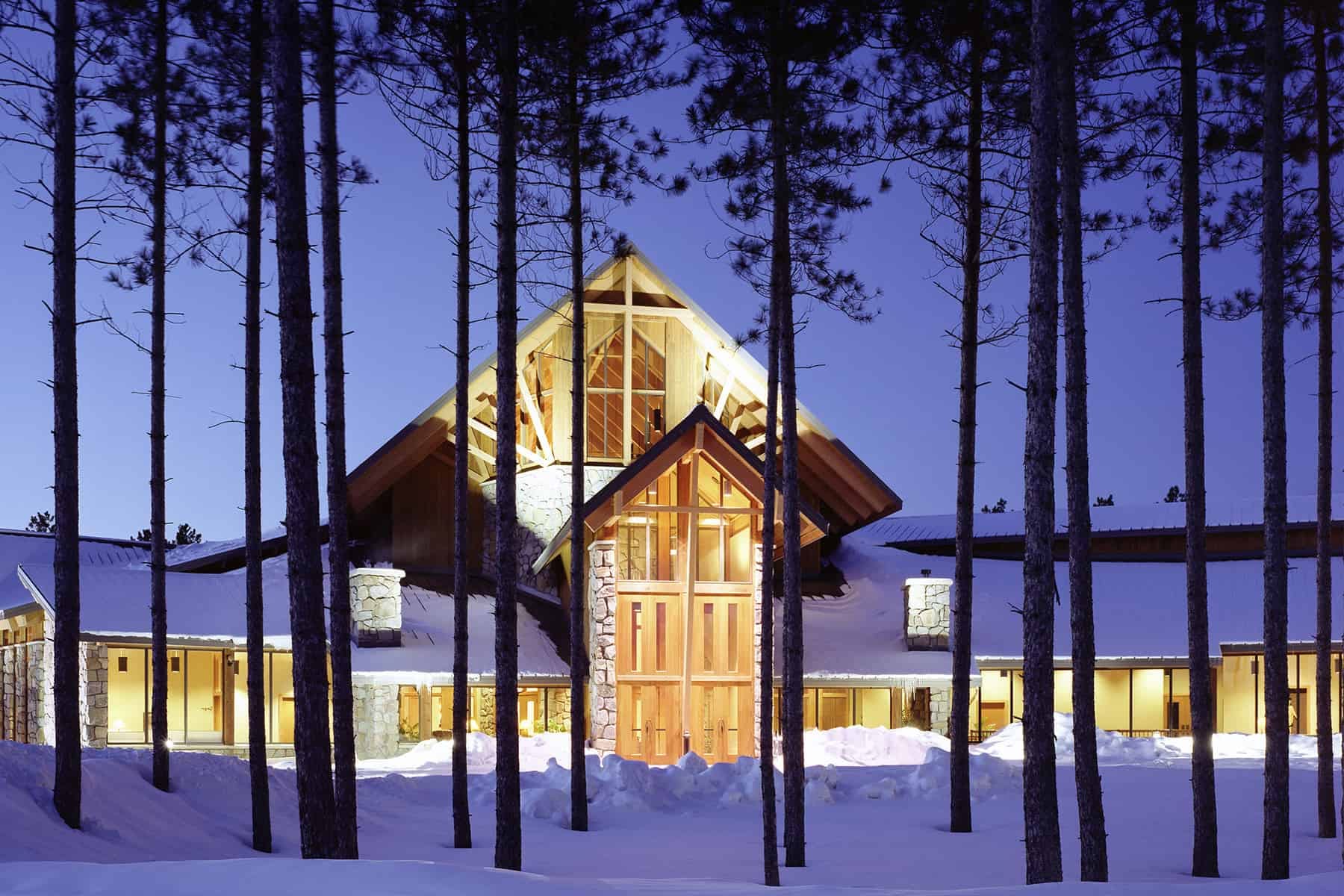 Holy Family Catholic Community Sanctuary Exterior in Woodruff, WI