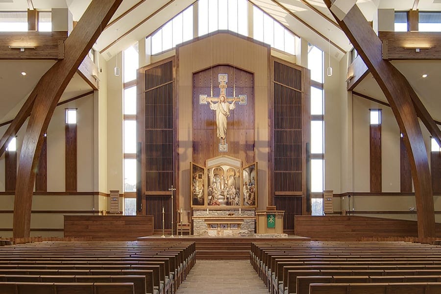 Martin luther college chapel wels plunkett raysich architects llp