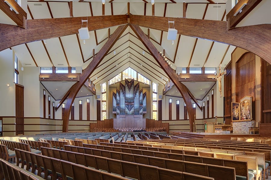 Martin luther college chapel wels plunkett raysich architects llp