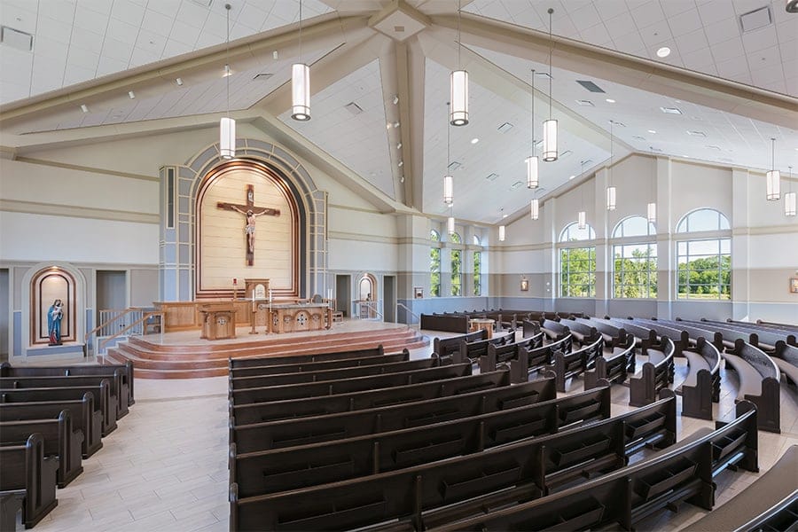Our Lady of the Angels Catholic Church Sanctuary in Lakewood Ranch Florida