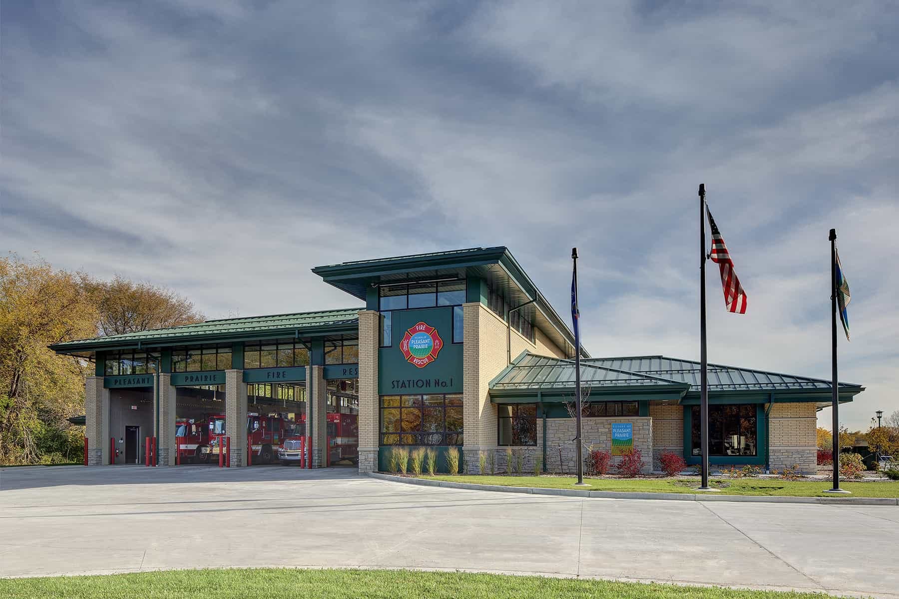 Pleasant Prairie Fire Station Exterior