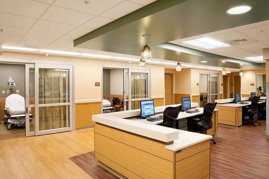 UnityPoint Meriter Nurse Station in Endoscopy Wing