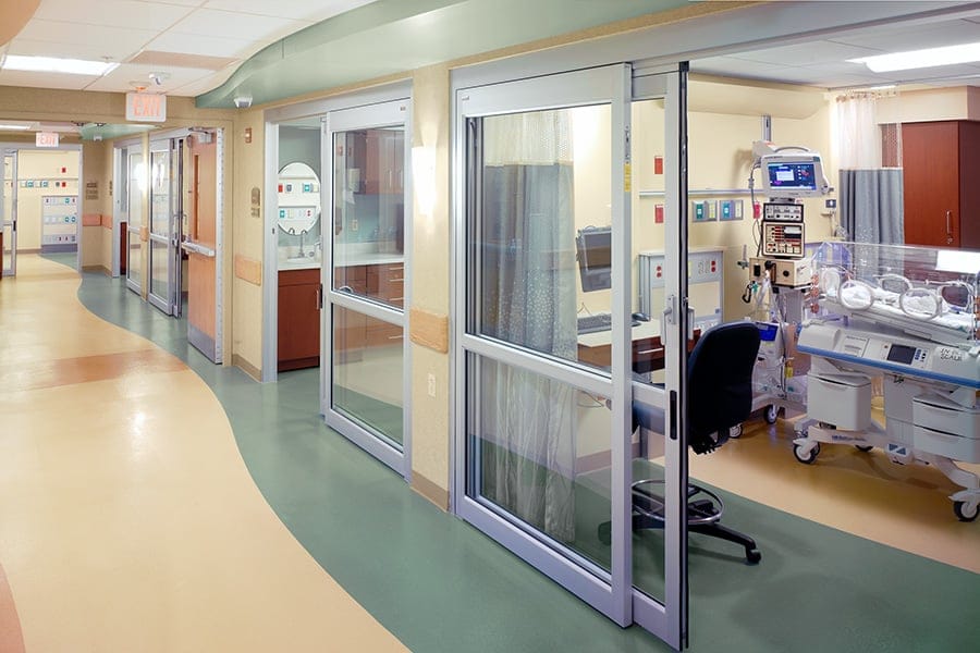 UnityPoint Meriter Neonatal Intensive Care Unit Corridor