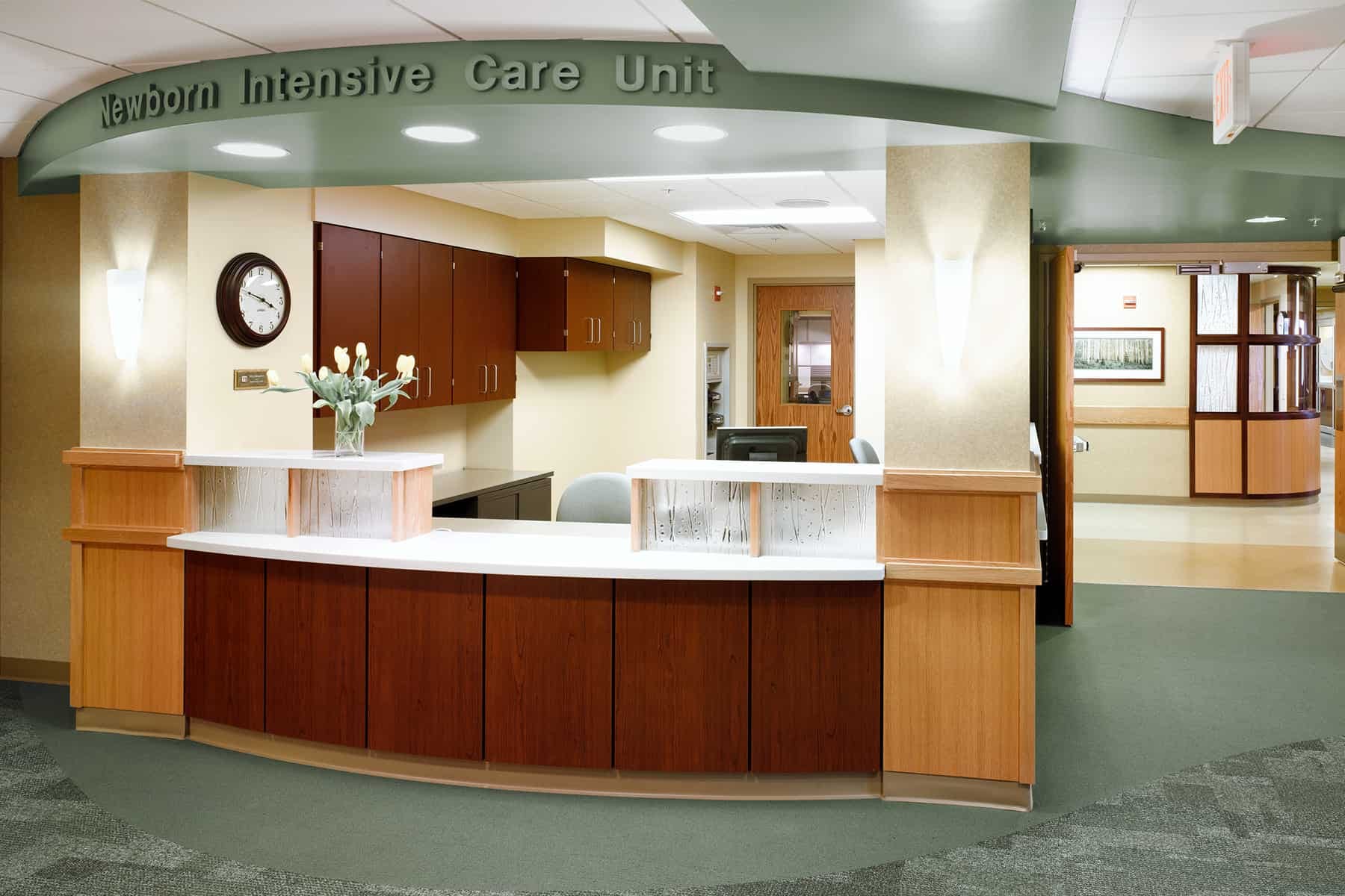 UnityPoint Meriter Newborn Intensive Care Unit Reception and Waiting Room