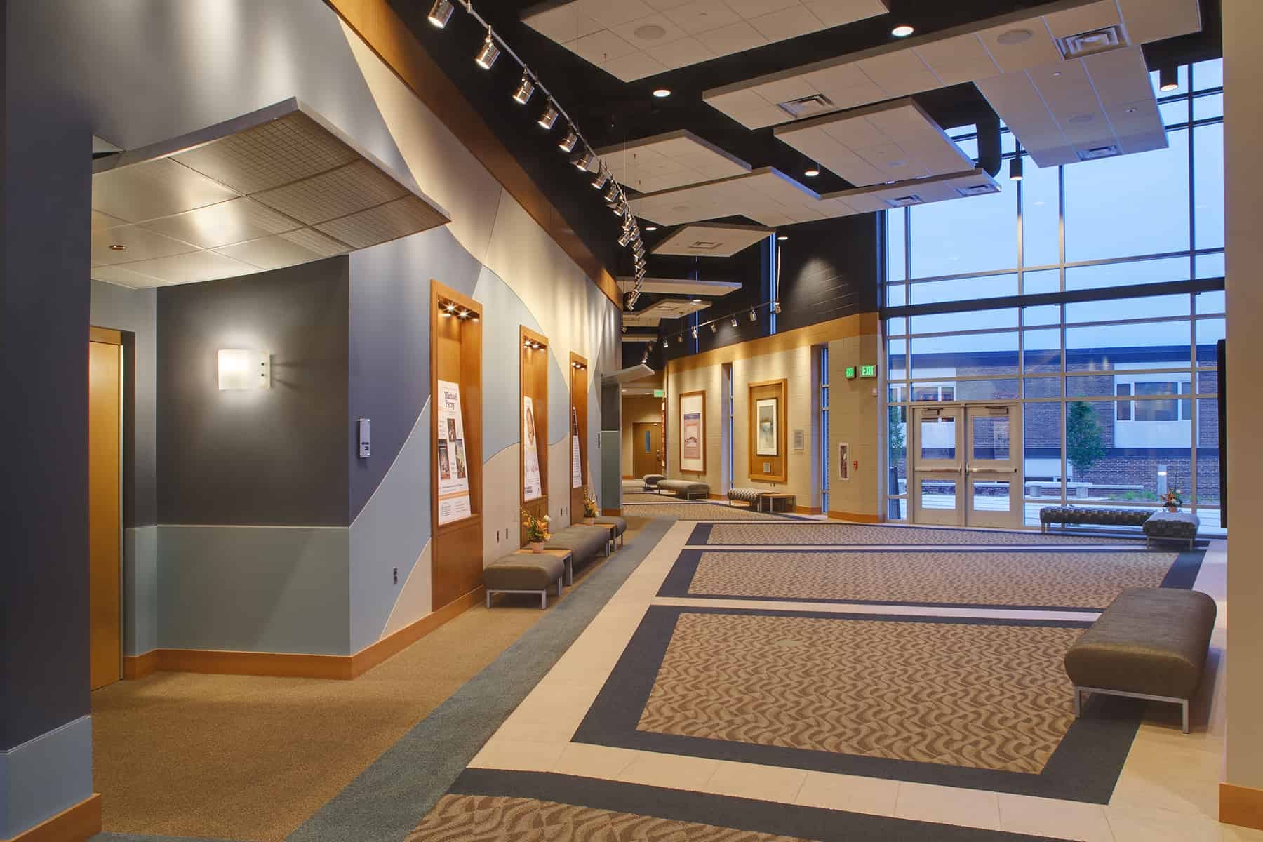 Oconomowoc High School Arts Center Lobby