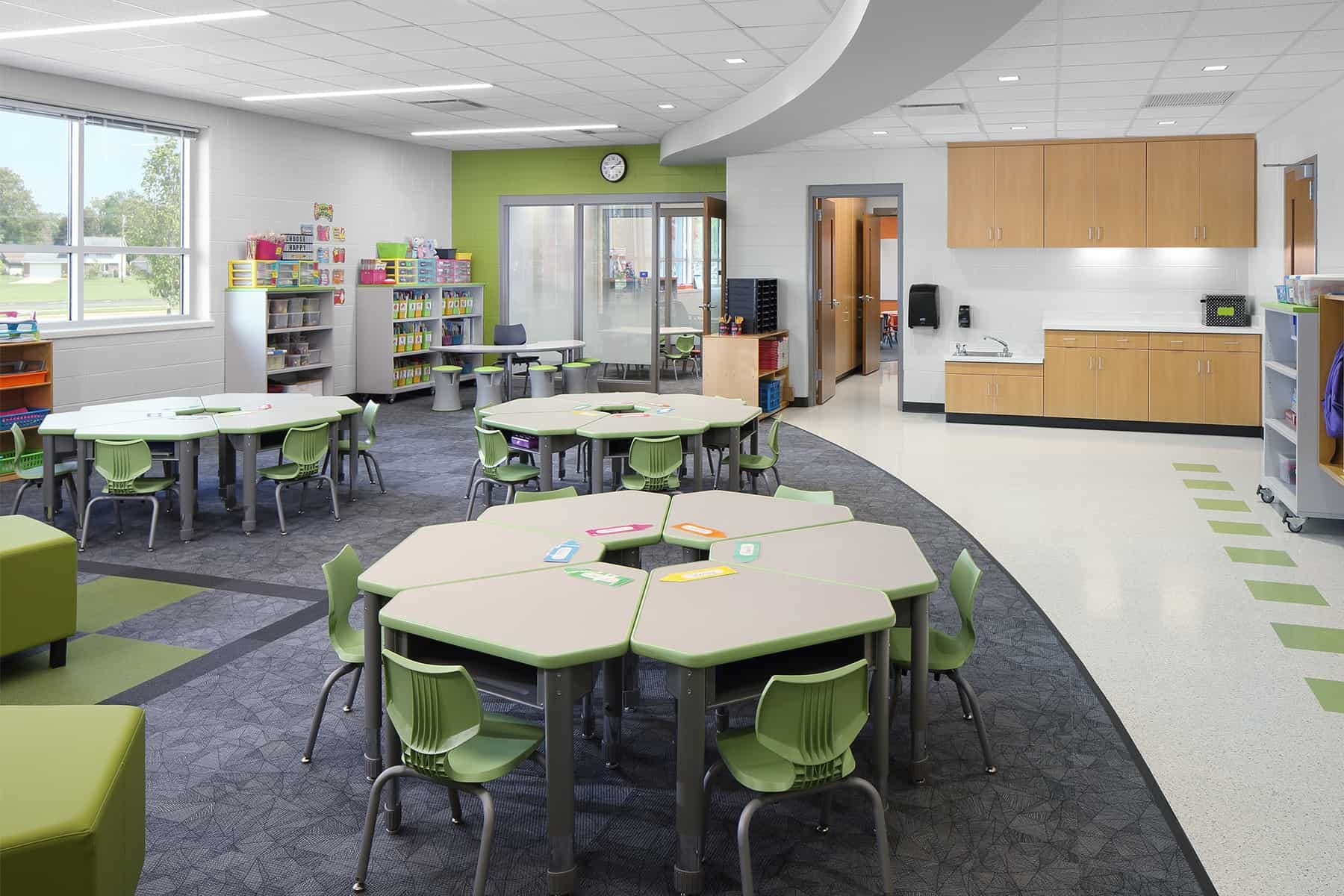 Hartford J1 Elementary School Green Classroom