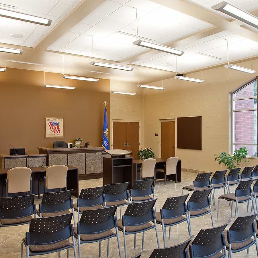 Beaver Dam Police Department and Municipal Court - Court Room