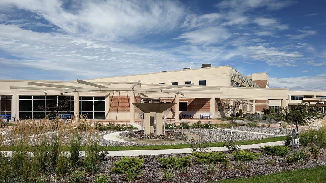 Milo C. Huempfner Outpatient Clinic Green Space