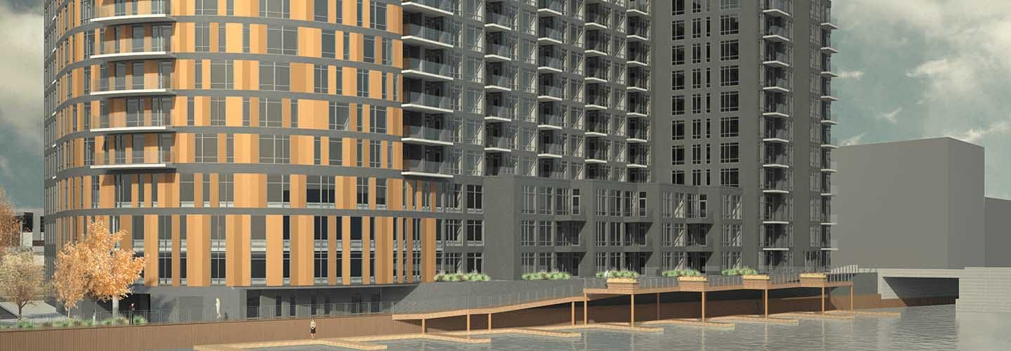Unbuilt Architect: Rendering of 234 Water St Rendering Milwaukee Wisconsin