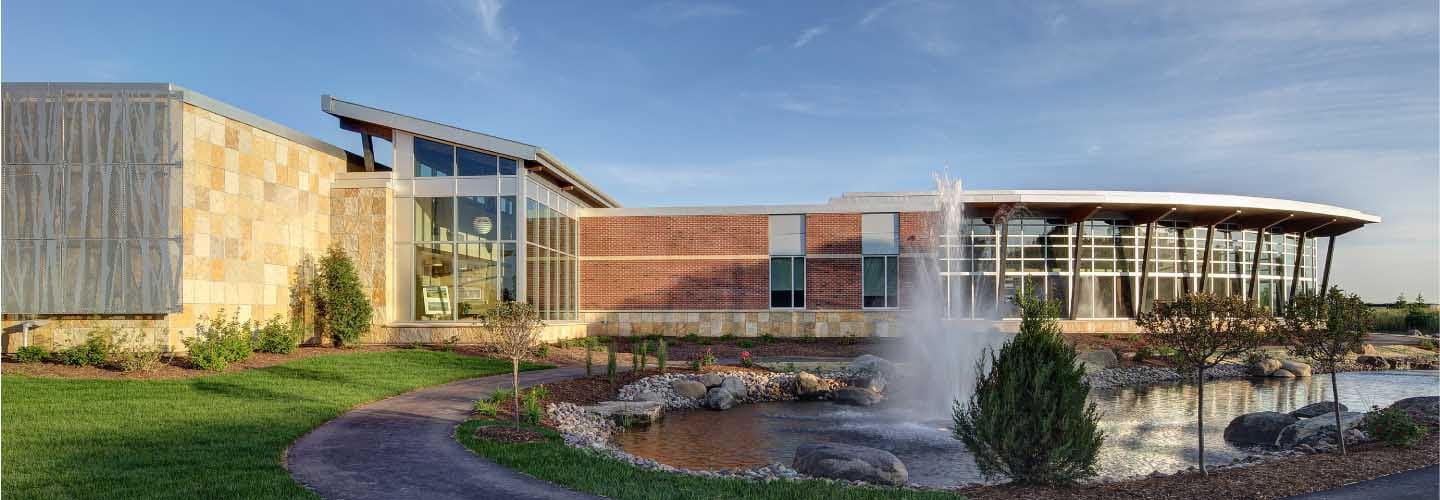 Modern healthcare architecture combines aspects of institutional branding, hospitality design, and the technical aspects of modern healthcare spaces