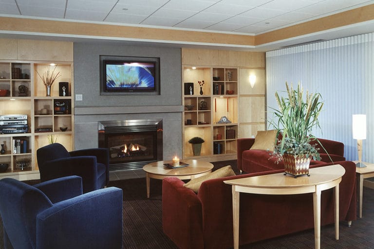 1522 On the Lake Elevator Sitting Room