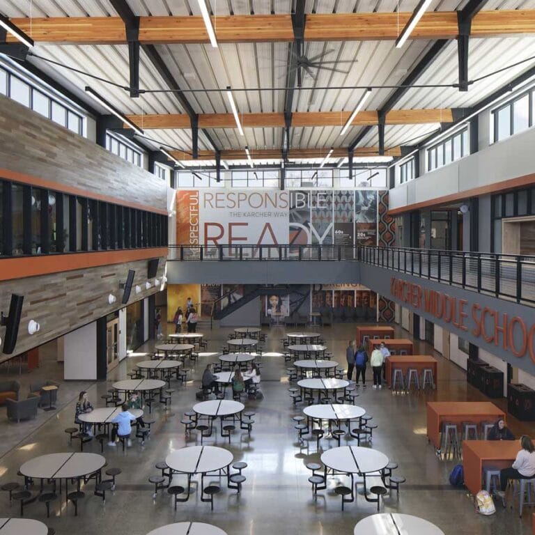 Burlington Area School District - Karcher Middle School Student Commons
