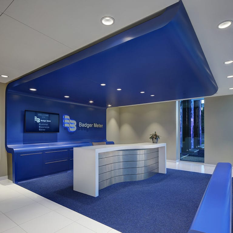 Badger Meter Reception Desk