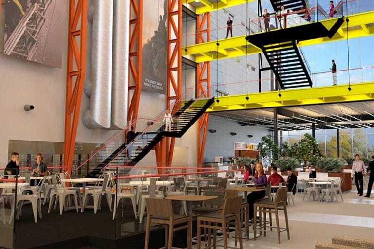 Confidential Corporate Client Design Competition, Building Atrium