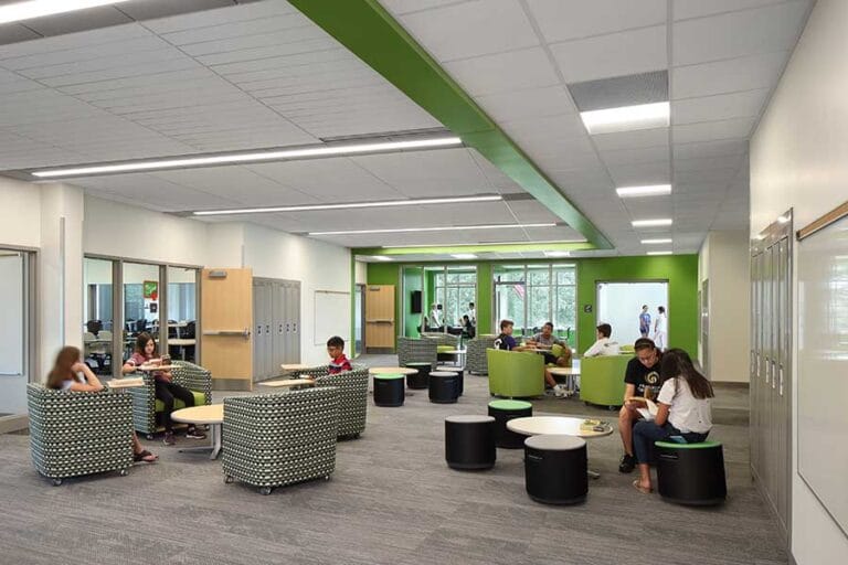 Forest Park Middles School Breakout Collaboration Space