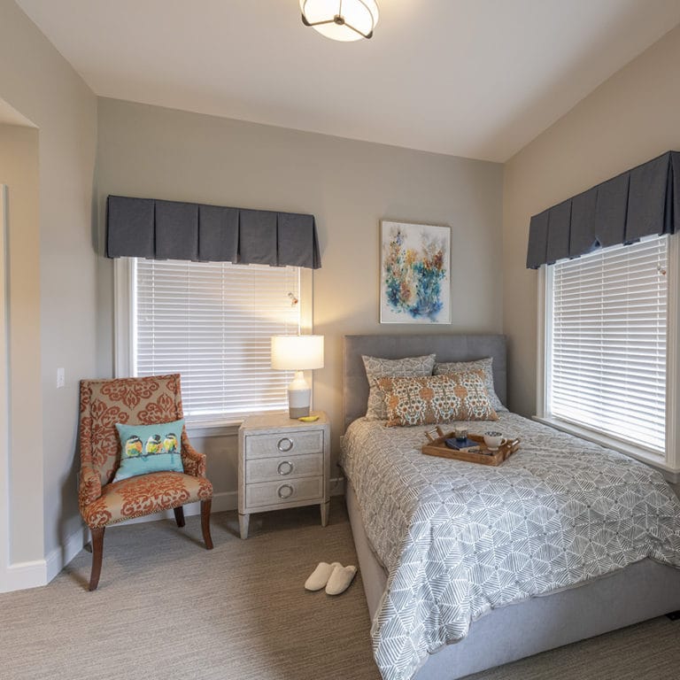 HarborChase Evergreen Walk Resident Bedroom