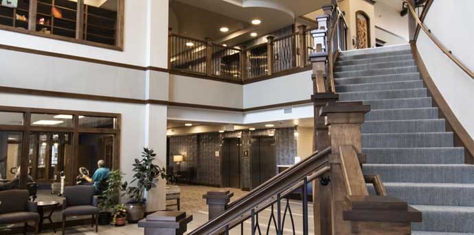 Mount Mary Trinity Woods Lobby and Grand Staircase