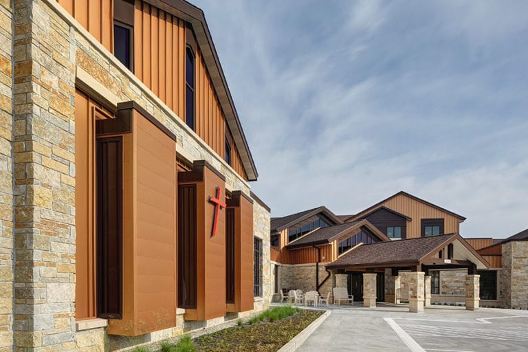 St. Camillus Entry and Exterior View