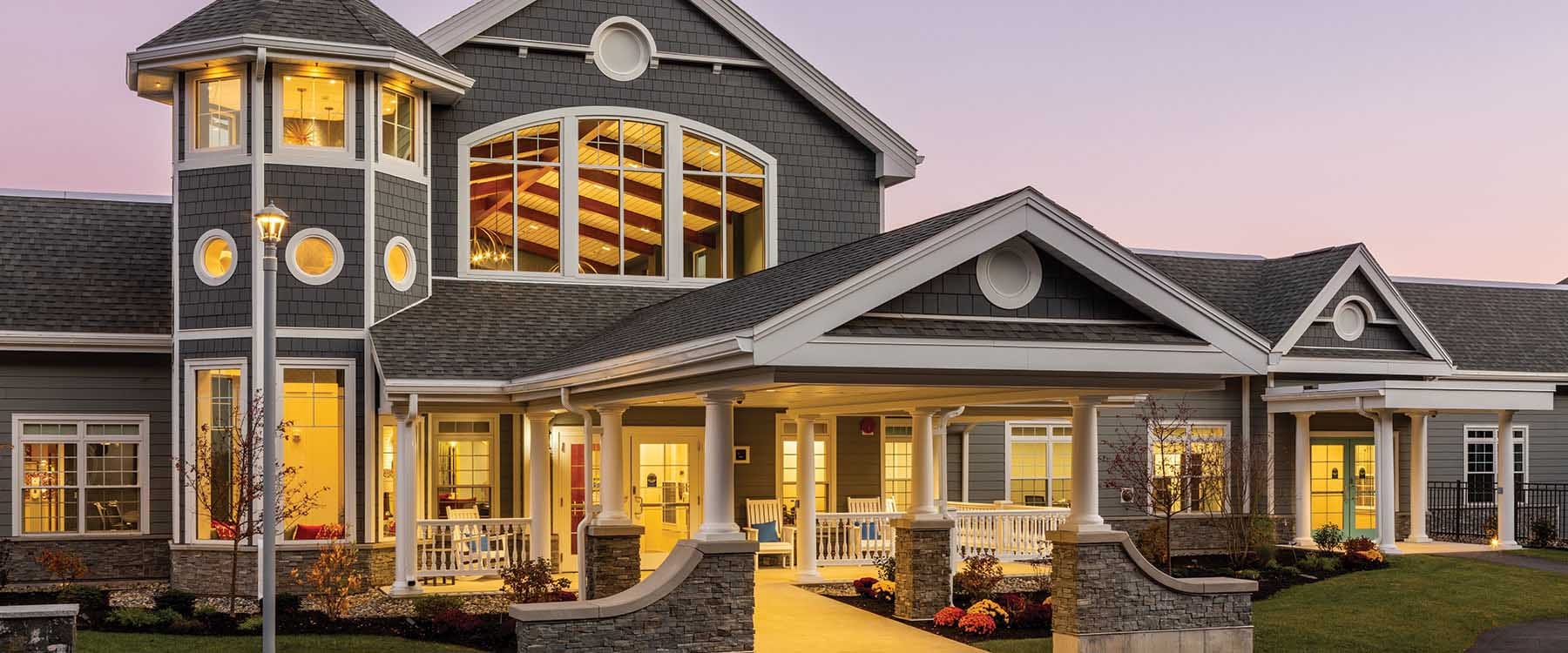 Maine Veterans Homes Exterior And Entrance