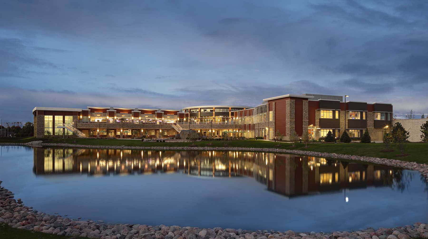 Northwestern Medicine Kishwaukee Health & Fitness Center engages the entire community through innovative healthcare architecture